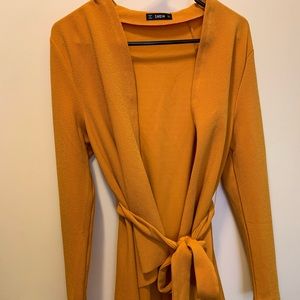 Yellow mustard cardigan